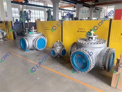 شیر توپی 4 راهه فولادی ضد زنگ